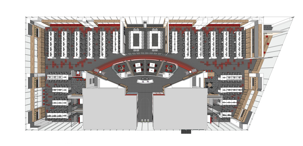 崇明食品公司办公室装修1200平